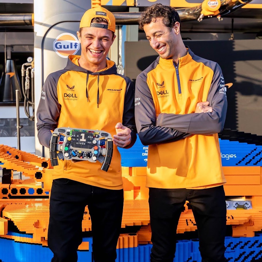 LEGO x McLaren Formula 1 — The LEGO Group campaign imagery